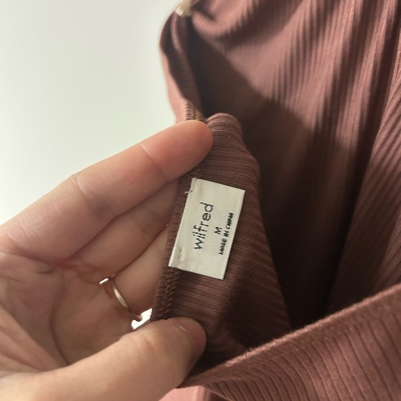 Wilfred Lanai Midi Bodycon Mocha Sorbet Dress - Picture 5 of 7